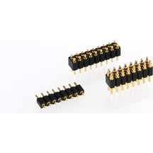 PRECI-DIP SA-813-S1-010-10-015101 Steckverbinderleisten und Leiterplattenbuchsen Conn Spring Loaded Connector HDR 10 POS 2.54mm Solder ST Thru-Hole Box