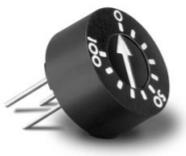 BI Technologies-93PR10KLF Widerstandstrimmern, Potenziometern und Regelwiderstande Res Cermet Trimmer 10K Ohm 10% 1W 1(Elec)/1(Mech)Turn 6.35mm (12.7 X 6.35mm) Pin Thru-Hole Box