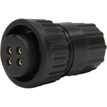 Conn Circular SKT 4 POS Crimp ST Cable Mount 4 Terminal 1 Port