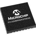MCU 32-bit PIC RISC 64KB Flash 2.5V/3.3V 28-Pin UQFN EP T/R