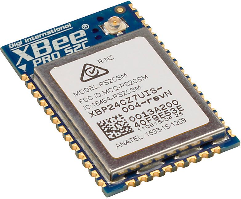 Digi International-XB24CDMUIS-001 XB24CDMUIS-001 Digi International 802.15.4 LR-WPAN 2400MHz 1000Kbps 20-Pin SMD Module - Arrow.com