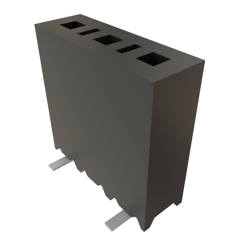 Samtec-SSM-103-S-SV Connector Headers and PCB Receptacles Conn Socket Strip SKT 3 POS 2.54mm Solder ST Top Entry SMD Tube