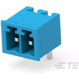 TE Connectivity-796695-2 Connector Headers and PCB Receptacles Conn Shrouded Header (4 Sides) HDR 2 POS 3.5mm Solder RA Side Entry Thru-Hole Box