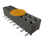 Conn Socket Strip SKT 16 POS 2mm Solder ST Top Entry SMD TIGER EYE™ T/R