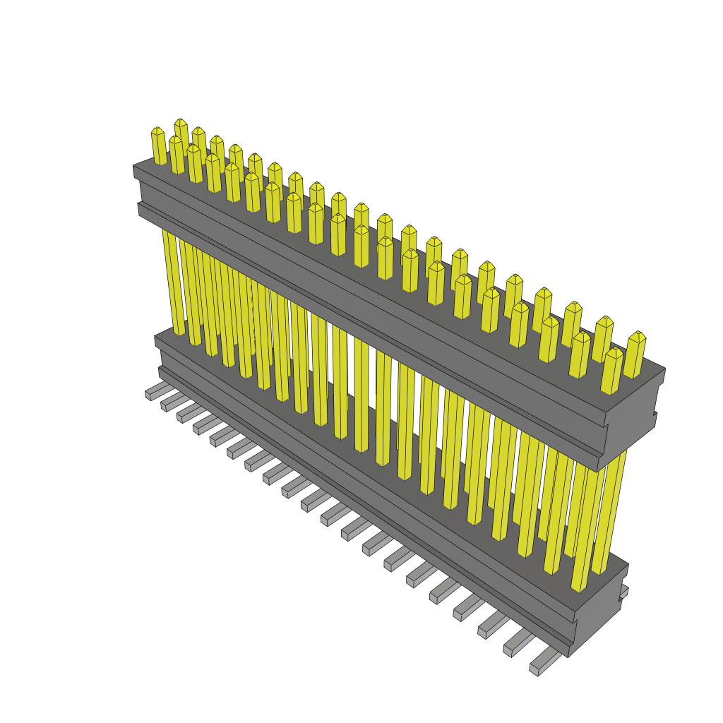 Samtec-FW-20-05-L-D-476-065 Steckverbinderleisten und Leiterplattenbuchsen Conn Board Stacker HDR 40 POS 1.27mm Solder ST Top Entry SMD FLEX STACK™ Tube