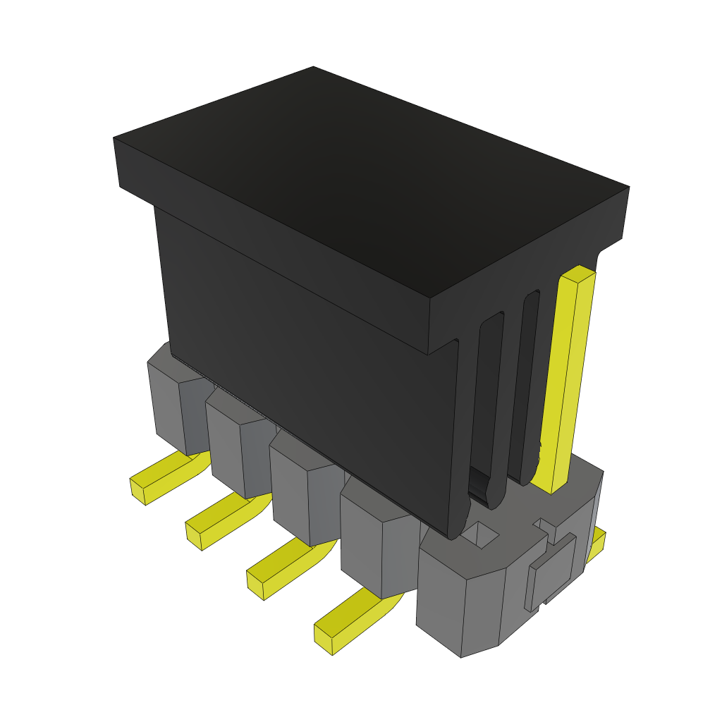 Samtec-TSM-105-01-S-DV-009-P-FR Connector Headers and PCB Receptacles Conn Unshrouded Header HDR 10 POS 2.54mm Solder ST SMD T/R