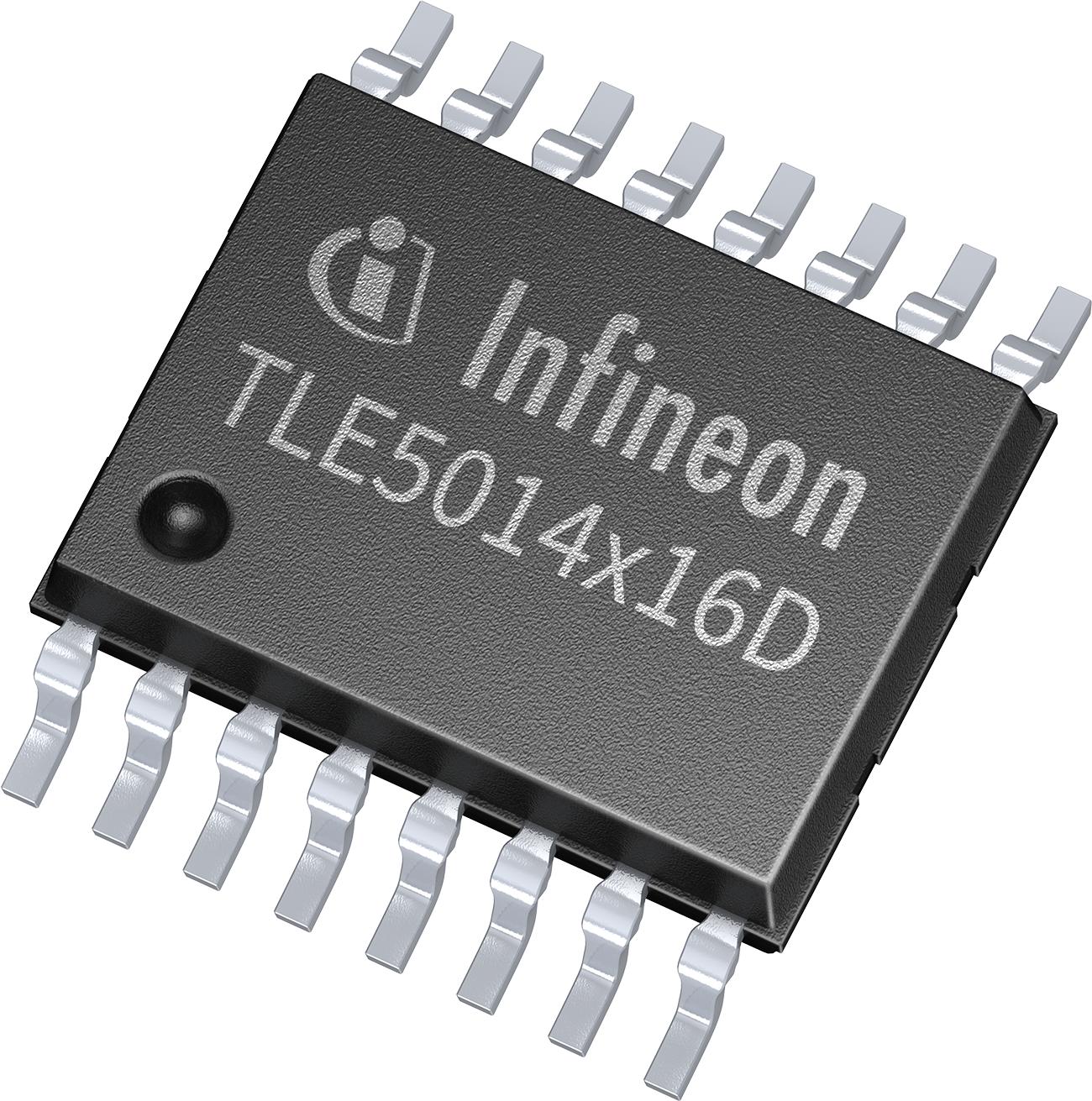 Infineon Technologies AG-TLE5014S16DXUMA1 角度和线性位置传感器 Rotary Position Sensor Automotive AEC-Q100