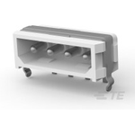 Conn Shrouded Header (4 Sides) HDR 4Power POS 5.08mm Solder RA Thru-Hole Bag