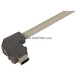 Cable Assembly Round Copper Cable 24AWG IX Industrial 10 POS M IDT Bulk