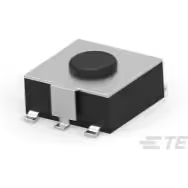 TE Connectivity-FSM1LP Conmutador táctil Switch Tactile OFF (ON) SPST Round Button Gull Wing 0.05A 24VDC 1.57N SMD Loose