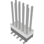 Conn Board Stacker HDR 10 POS 2.54mm Solder ST Top Entry SMD Tube