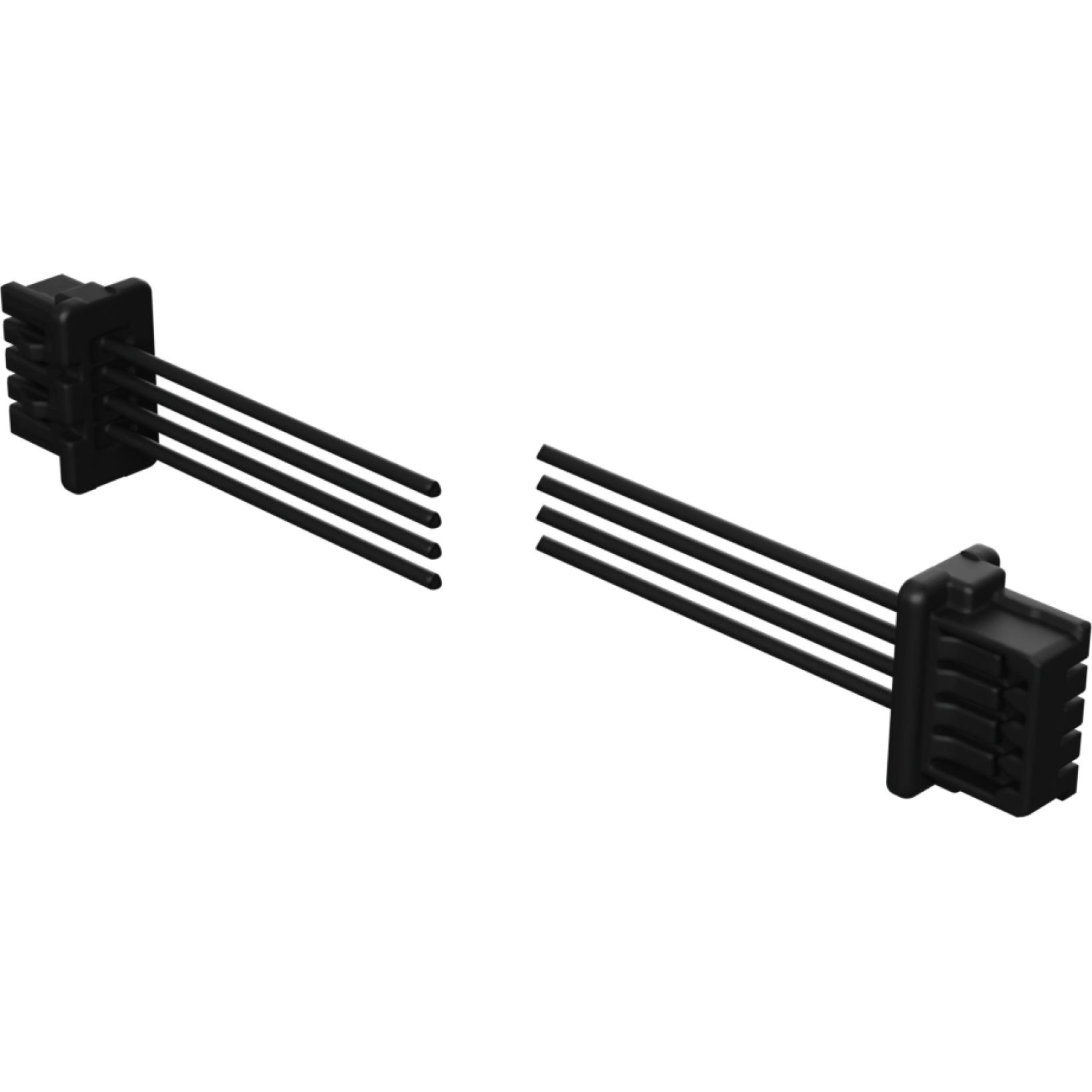 Molex-2262031044 Andere Kabelbaugruppen Cable Assembly UL 10125 0.6m 28AWG Wire to Board to Wire to Board 4 POS F-F OneBlade Bag