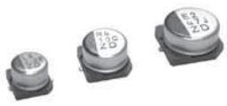 Nichicon-UZR1C100MCL1GB Kondensator, Aluminium Cap Aluminum Lytic 10uF 16V 20% (4 X 3.9mm) SMD 0.023A 1000h 85°C T/R Automotive AEC-Q200