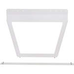 Vertical Wall Adapter, Steel, White, 700mm Product Length, 796.8mm Product Height