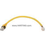 Cable Assembly Round Copper Cable 2m 26AWG PreLink to RJ-45 8 to 8 POS M-M