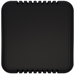 Black Acrylonitrile Butadiene Styrene Wall Mount Room Sensor Enclosure