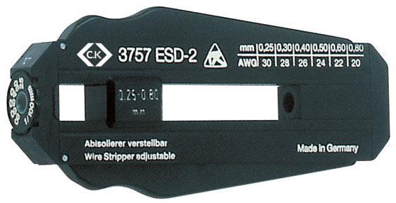 C.K tools-T3757ESD 3 Sonstige Werkzeuge Tools and Accessories, Precision Wire Stripper For 0.3 To 1.0mm Diameter Wire