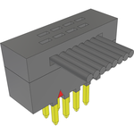 Cable Assembly Flat Ribbon 0.228m 30AWG IDC Connector 8 POS PL IDT