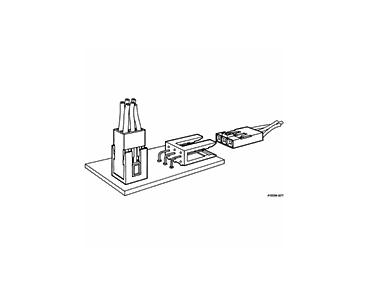 Amphenol Communications Solutions-78211-004LF Einzeladersteckverbinder, Gehäuse PV® Wire-to-Board Connector System, Wire to Board, 2.54mm (0.1inch) Centerline Crimp-to-Wire PV Receptacle Housing, Single Row, Polarized