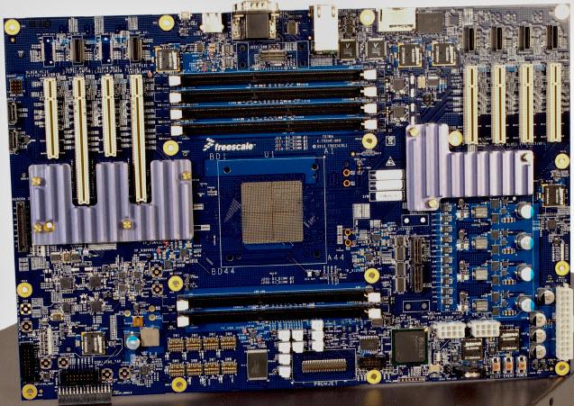 NXP Semiconductors-T4240QDS-PB Embedded System Development Boards and Kits T4240 Microprocessor Development Kit 1670MHz CPU 24GB RAM 256KB/64MB/128MB/512MB/4GB eMMC Flash/I2C EEPROM/NAND Flash/NOR Flash/SPI Flash Green Hills/Wind River