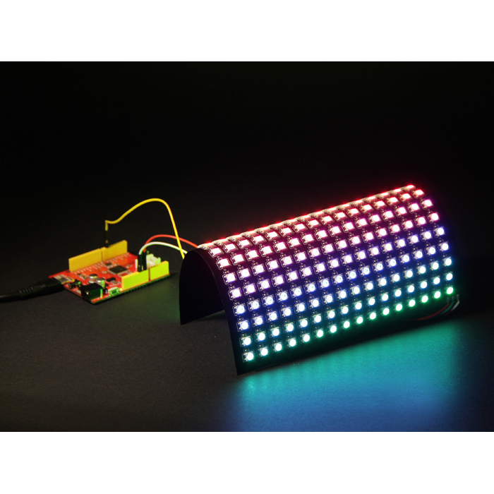 Seeed Technology Co.,Ltd-104990127 Matrice ponctuelle d’écrans DEL Display Matrix Panel 32LED Blue/Green/Red 4-Pin