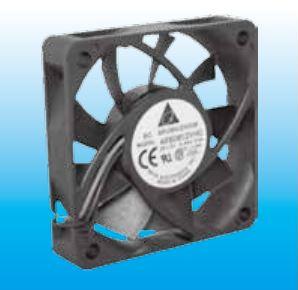 Delta Electronics-AFB0612DH-TZUT Gebläse und Lüfter DC Fan Ball Bearing 12V 0.84A 10.08W 9000RPM 50.4CFM 55dB Flange Mount