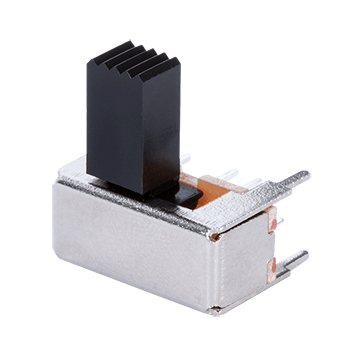 Same Sky (formerly CUI Devices)-SLW-1411565-9A-RA-S-D Interruttore a slitta Switch Slide ON ON ON DP3T Raised Slide 0.3A 50VDC 10000Cycles PC Pins Thru-Hole