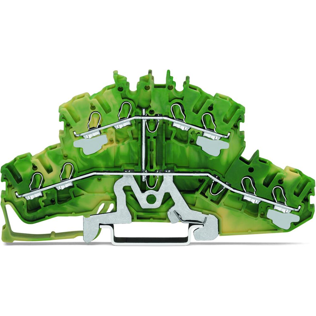 WAGO-2002-2407 Steckverbinder, Klemmenblöcke Conn Terminal Block 8 POS Spring Clamp T DIN Rail Box