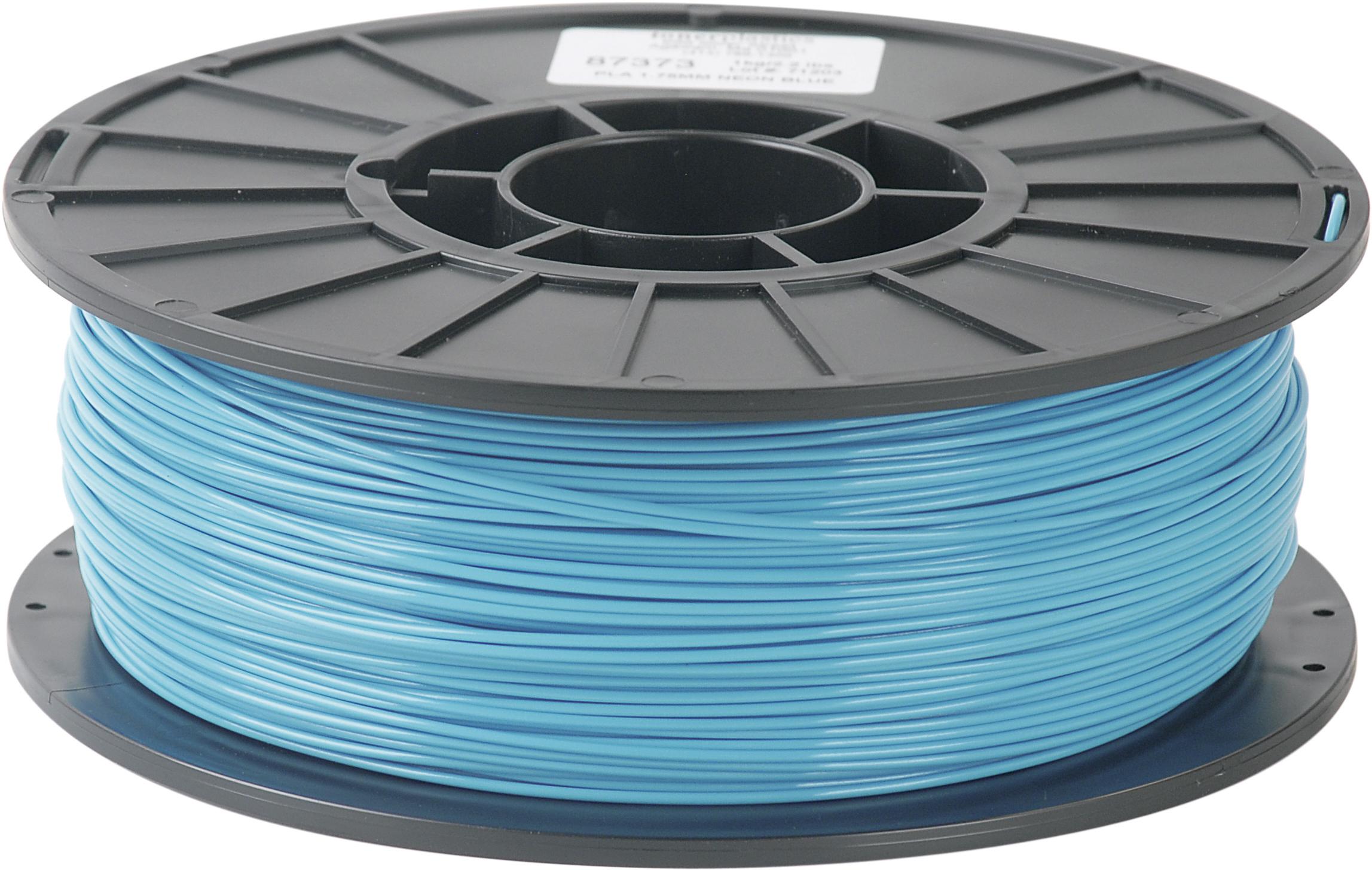 Arrow Development Tools-NEBLUPLA-288-3M 3D Printing Filaments SAMPLE OF NEON BLUE 2.88MM PLA FILAMENT