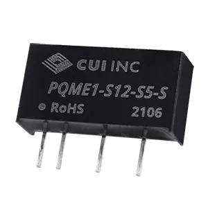 CUI Inc-PQME1-S12-S12-S DC/DC-Wandler und Spannungsreglermodul Module DC-DC 12VIN 1-OUT 12V 0.083A 1W 4-Pin SIP Module