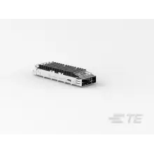 TE Connectivity-4-2170705-5 Steckverbinderzubehör Connector Accessories QSFP Cage Straight Nickel Silver Tin Box/Tray