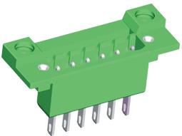 On-Shore Technology, Inc-OSTVZ035050 Steckverbinderleisten und Leiterplattenbuchsen Connector Header With Flange HDR 3POS
