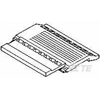 TE Connectivity-102540-3 Steckverbinderzubehör Connector Accessories Polarizing Cover Straight Thermoplastic Black