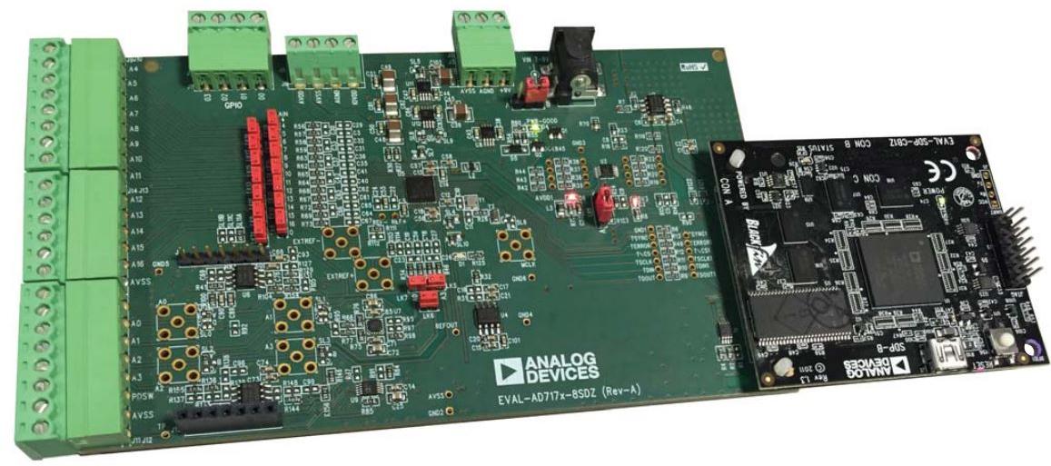 Analog Devices-EVAL-AD7175-8SDZ Cartes et kits de développement de conversion de données AD7175-8 ADC Evaluation Board 250KSPS