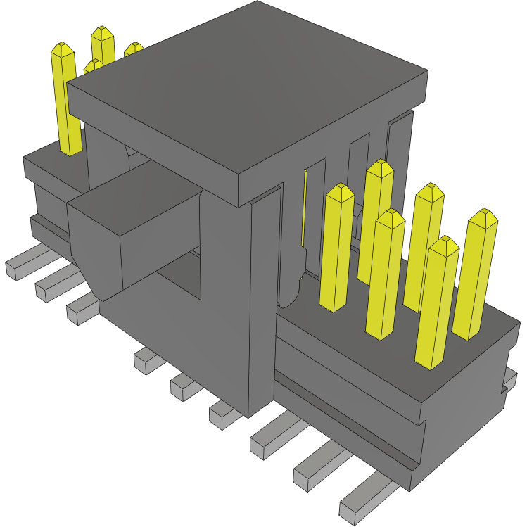 Samtec-FTSH-110-01-L-DV-007-K-P-TR Steckverbinderleisten und Leiterplattenbuchsen Conn Unshrouded Header HDR 20 POS 1.27mm Solder ST Top Entry SMD TIGER CLAW™ T/R