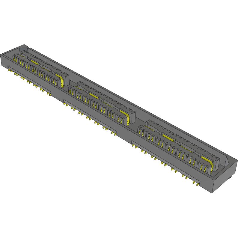 Samtec-QSE-042-01-H-D-DP-A Steckverbinderleisten und Leiterplattenbuchsen Conn High Speed Socket Strip SKT 84 POS 0.8mm Solder ST SMD Tray