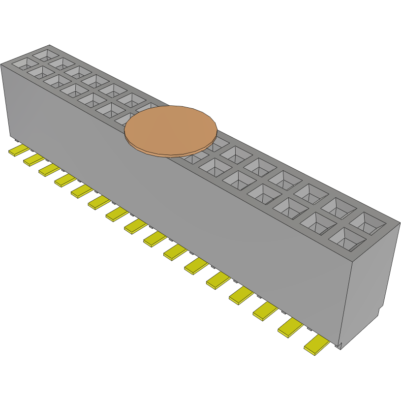 Samtec-SFMC-116-02-S-D-K-TR Steckverbinderleisten und Leiterplattenbuchsen Conn Socket Strip SKT 32 POS 1.27mm Solder ST Top Entry SMD T/R