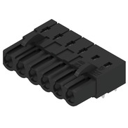 Weidmuller-1968650000 连接器插头及 PCB 插座 Conn Wire to Board F 6 POS 5.08mm Solder RA Side Entry Thru-Hole Box