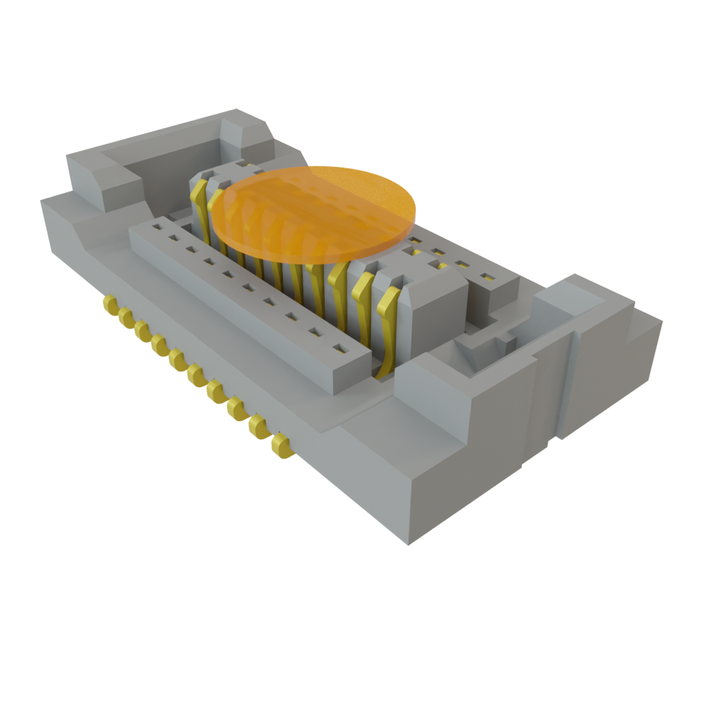 Samtec-SLH-010-1.50-G-D-K Steckverbinderleisten und Leiterplattenbuchsen Conn Low Profile Terminal Strip HDR 20 POS 0.5mm Solder ST Top Entry SMD T/R