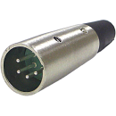 Switchcraft-A4M Conector de audio y video Conn XLR Connector M 4 POS ST Cable Mount 4 Terminal 1 Port