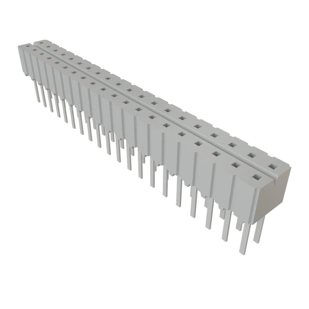 Samtec-CES-120-02-T-D Connector Headers and PCB Receptacles Conn Socket Strip SKT 40 POS 2.54mm Solder ST Top Entry Thru-Hole Tube