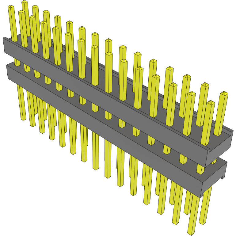 Samtec-EW-15-10-S-D-290 Steckverbinderleisten und Leiterplattenbuchsen Conn Board Stacker HDR 30 POS 2.54mm Solder ST Top Entry Thru-Hole Bulk