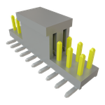 Conn Unshrouded Header HDR 20 POS 2mm Solder ST Top Entry SMD Tube