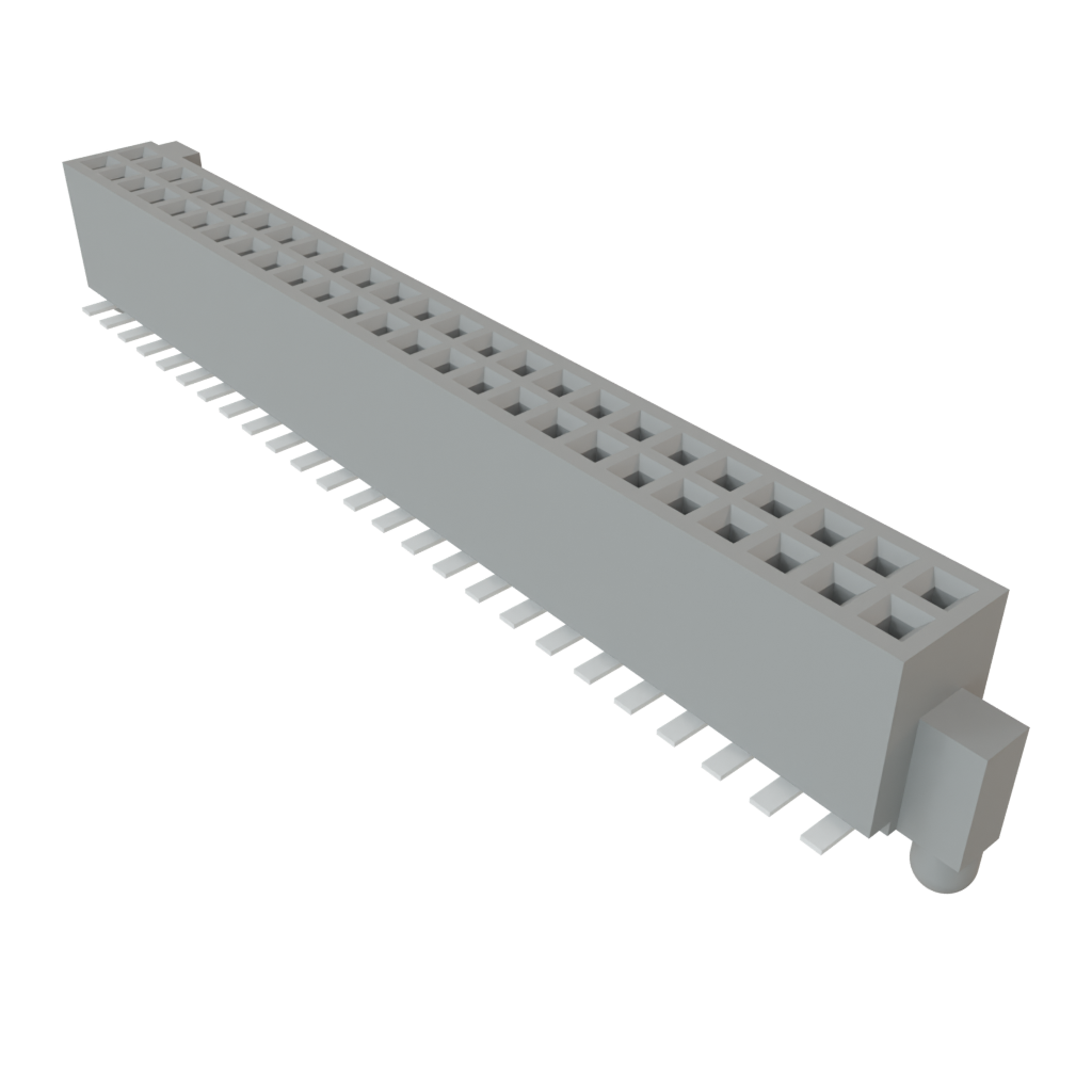Samtec-SFC-125-T2-L-D-A Cabezales del conector y receptáculos PCB Conn Socket Strip SKT 50 POS 1.27mm Solder ST Top Entry SMD Tube