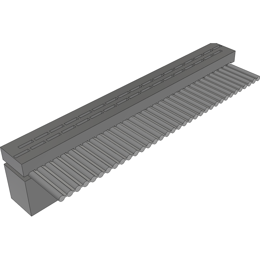 Samtec-IDSD-17-S-04.75-T-G-ST8 Assemblaggio cavo a nastro piatto Cable Assembly 0.12m 28AWG 1.27mm 34 POS IDC Connector F Skin