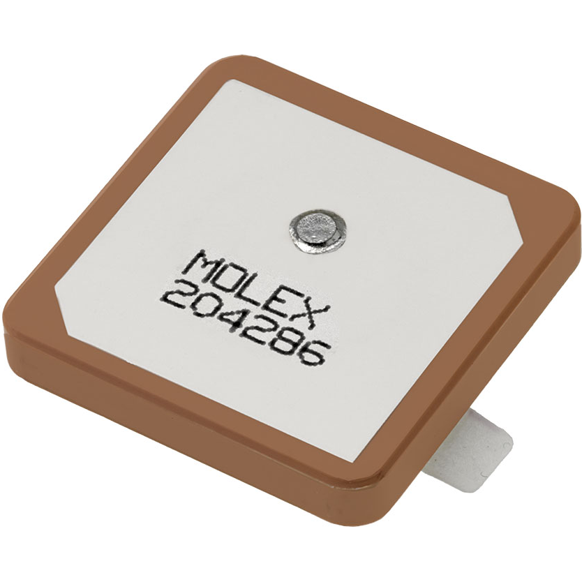 Molex-2042860001 Antenne Antenna GNSS 5.6dBi Gain 1566MHz/1580MHz/1607MHz Tray