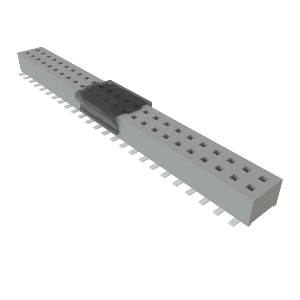 Samtec-CLP-125-02-F-D-P Cabezales del conector y receptáculos PCB Conn Socket Strip SKT 50 POS 1.27mm Solder ST Top Entry SMD TIGER CLAW™ Tube