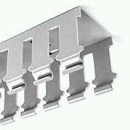 HellermannTyton-181-23007 Wiring Ducts Wiring Ducts Slotted Rectangular Screw Polyvinyl Chloride Gray Carton