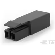 TE Connectivity-2834048-2 Connector Headers and PCB Receptacles Conn Wire to Board HDR 2 POS 4.5mm ST Cable Mount Loose