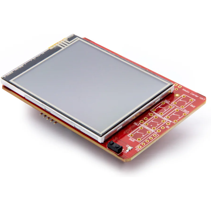 Pi Supply-PIS-0573 TFT-Module 2.83" resistive touchscreen Media Center HAT for Raspberry PI